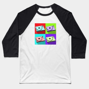 QuadColor Turntable Baseball T-Shirt